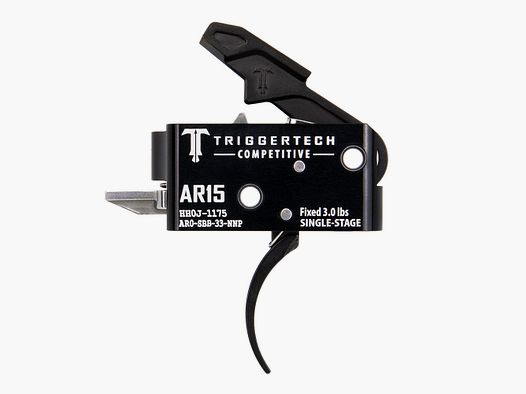 TriggerTech AR15 – Single-Stage Competitive Black Pro Curved