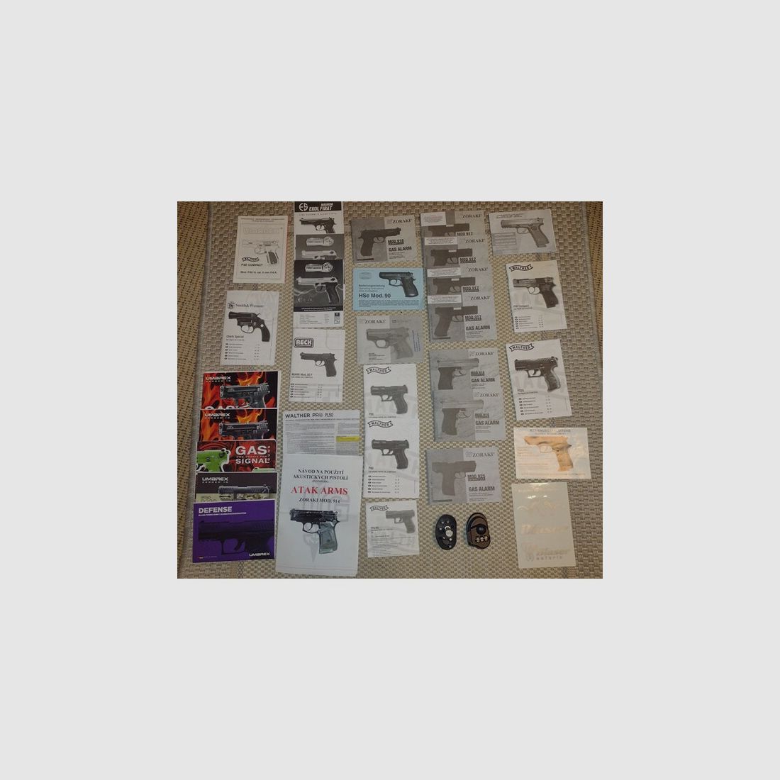 Zoraki, Walther, usw + Extras Bedienungsanleitung