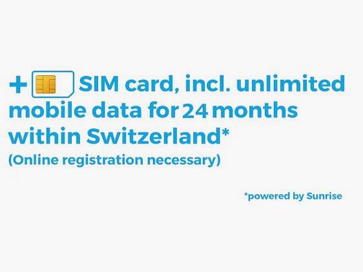 SIM Card Sunrise piano dati illimitati 24 mesi