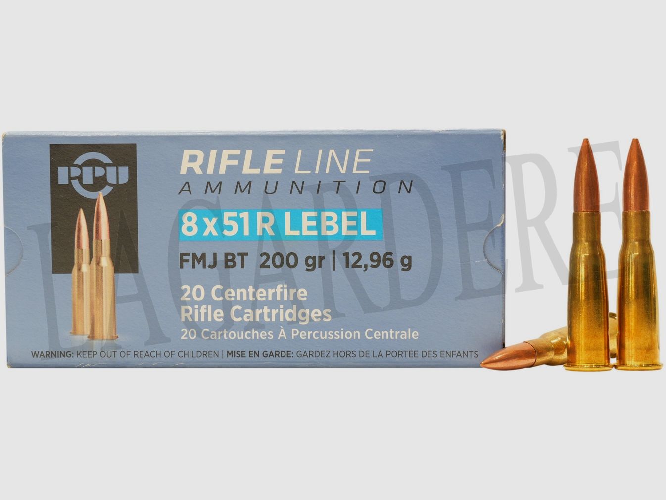 PRVI PARTIZAN A-417 FMJBT 200G (cartuccia con proiettile)