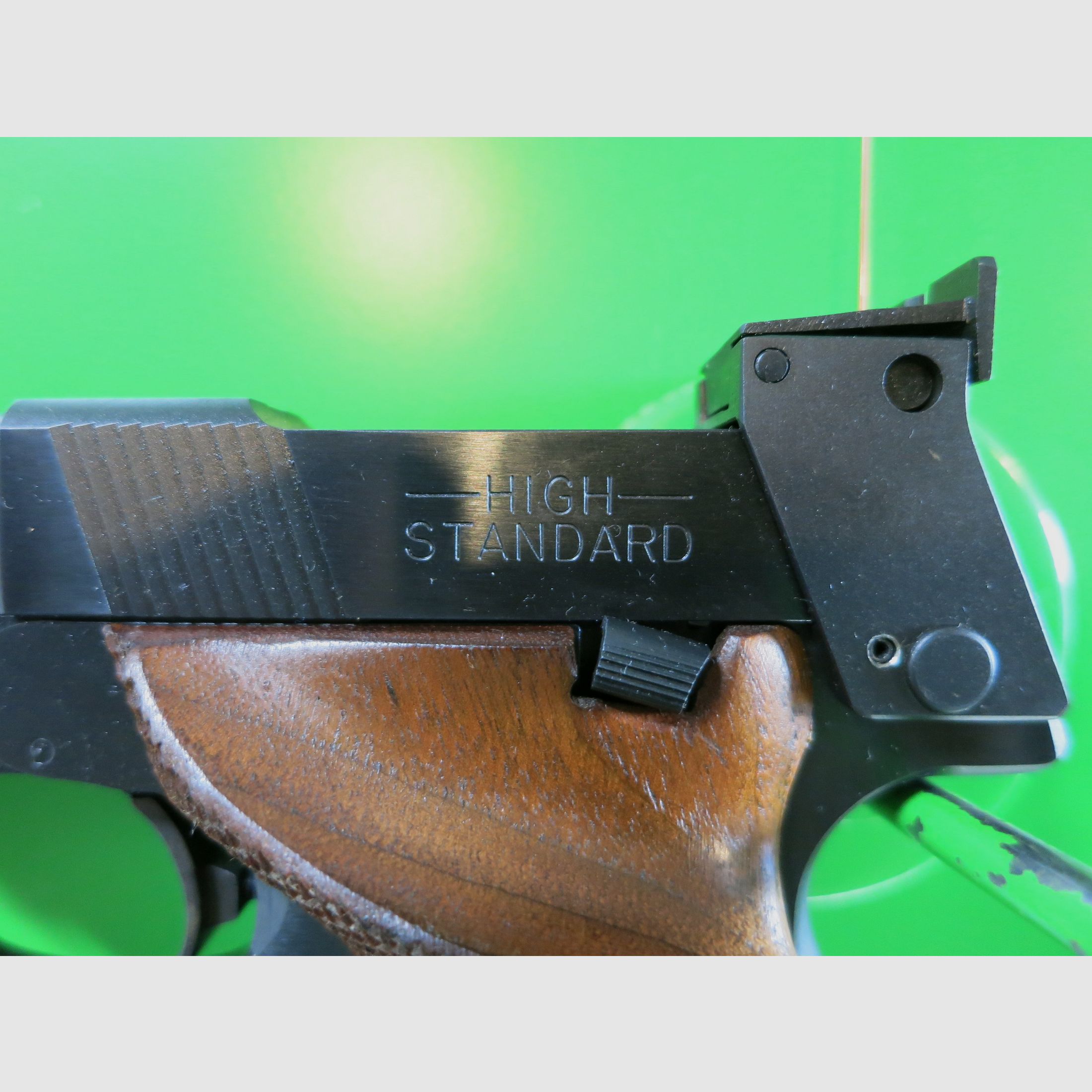 High Standard Supermatic Military Mod. 106 Pistole .22lr -Sammlerwaffe-     #5-, Bild 7 von 15