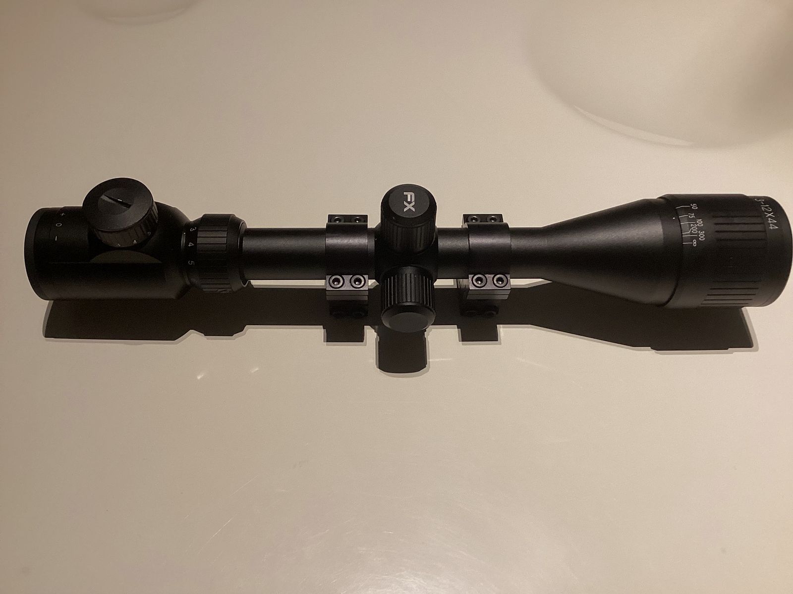 Fx 3-12x44 Zielfernrohr - Optik neuwertig mit 11mm Haltern