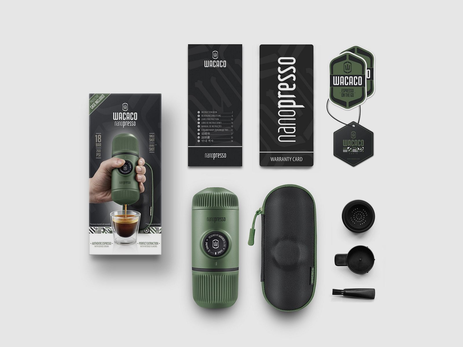 Portable Espresso Machine Nanopresso, black, image 7 of 14