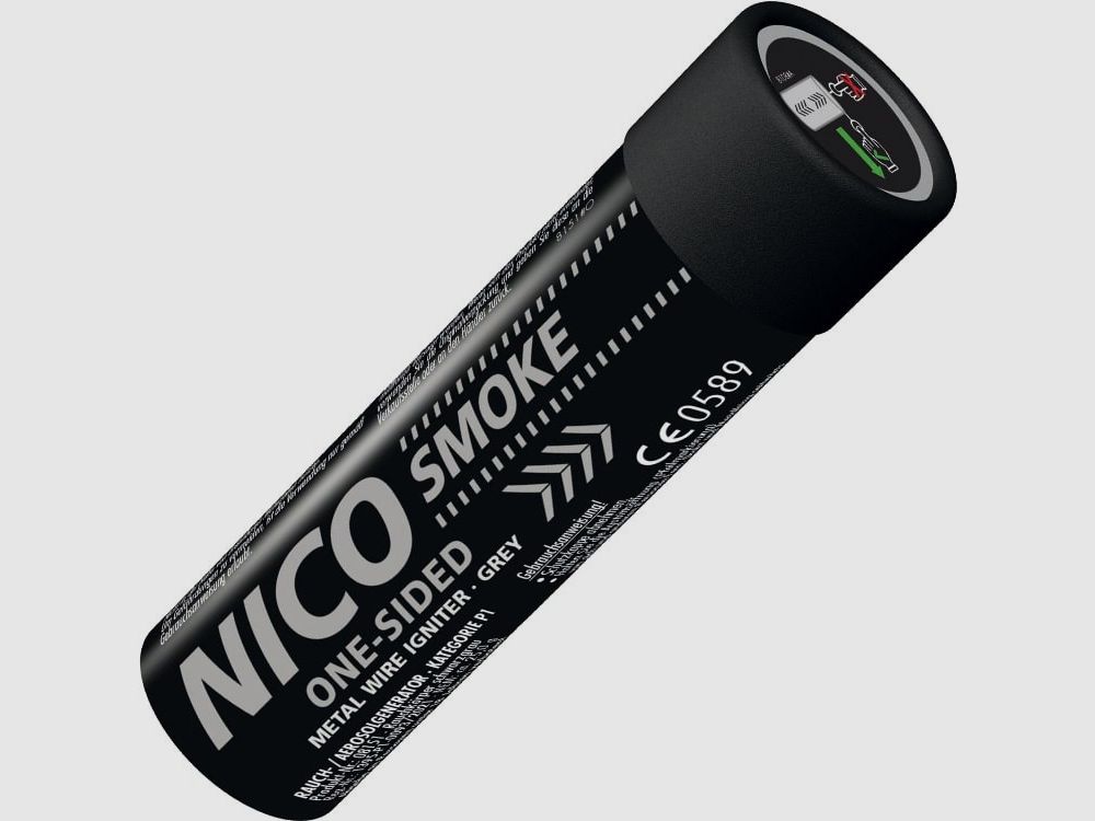 NICO 120 sekundowa granat dymny do paintballa (czarno-szary)