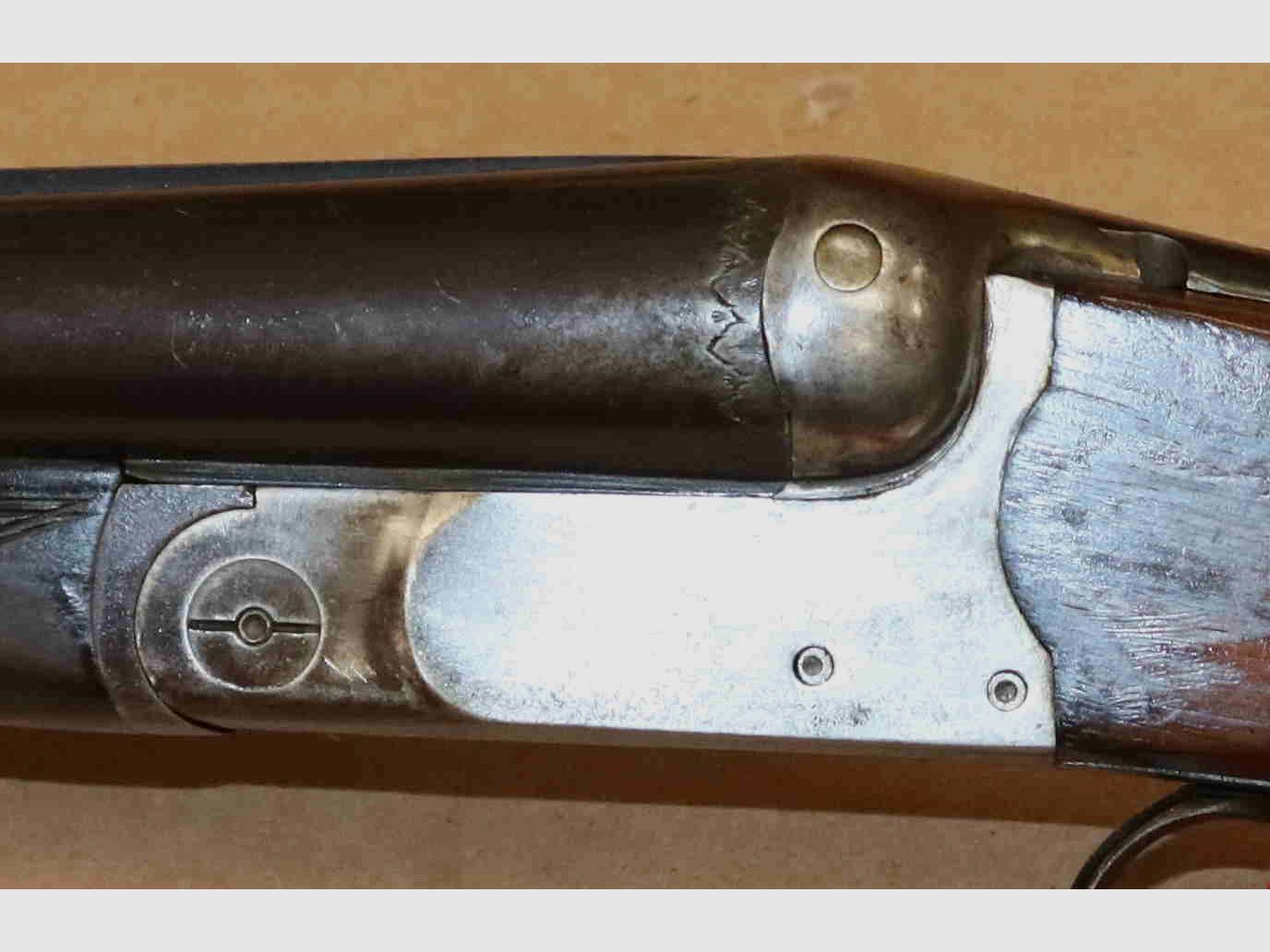 Belgian Handmade Side-by-Side Shotgun 12 Gauge Barrel 72 cm **/*, image 3 of 10