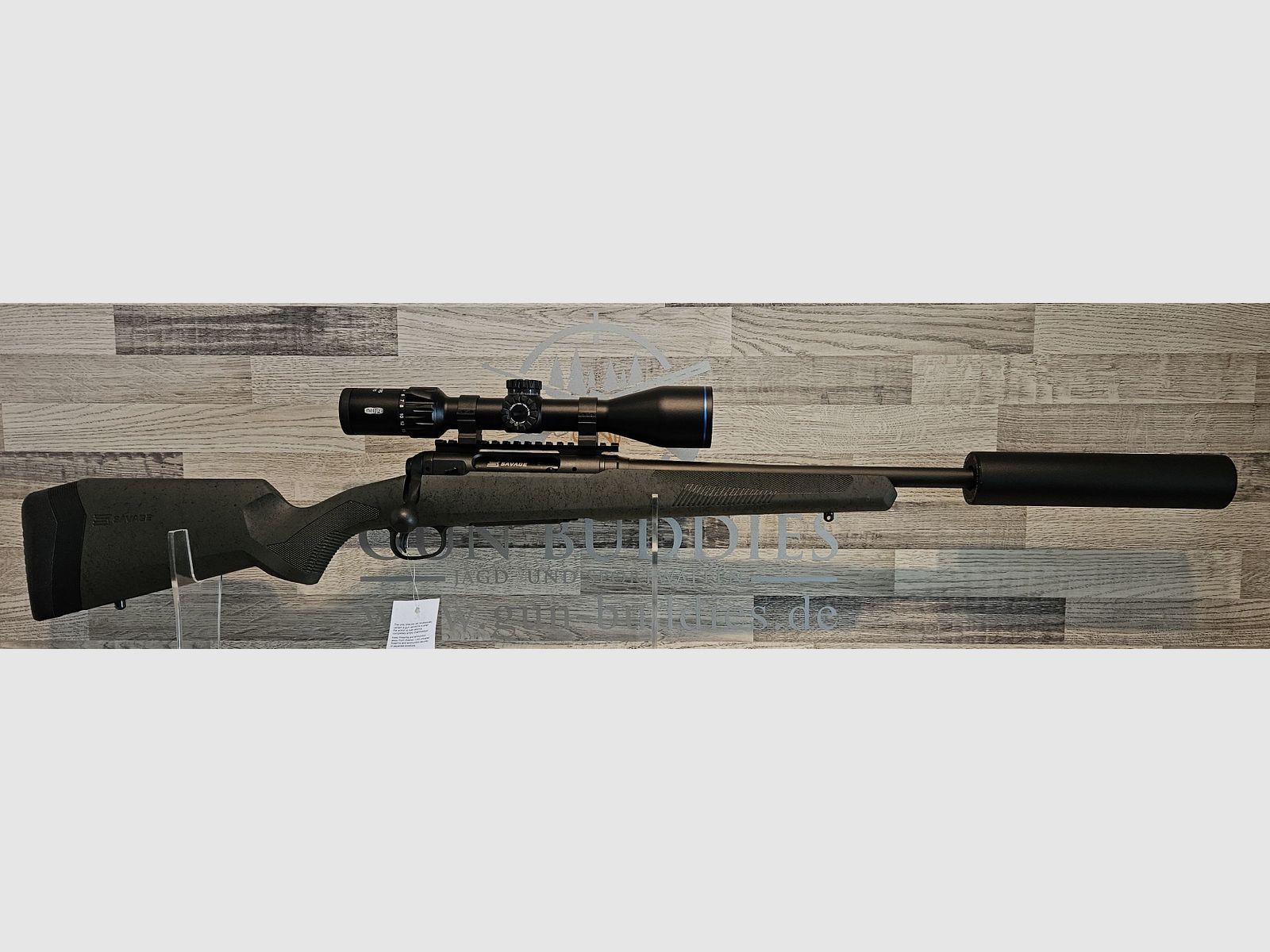 Savage 110 Hog Hunter 2.0 Kal. .308 + Richtkijker Meopta 3-15x50 + Demper - Nieuwe goederen van de vakhandel