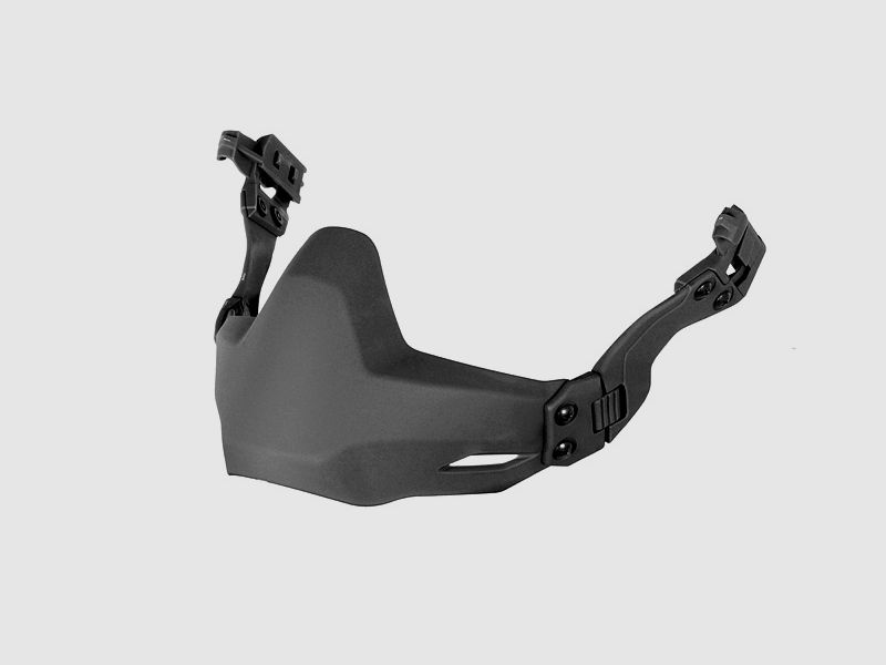Osłona żuchwy hełmu FAST - Czarna [FMA]