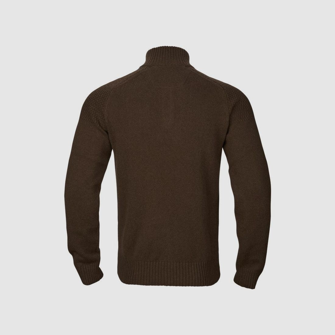 PULL VINCENT MERINO HALB-REISSVERSCHLUSS – BRAUN – GRÖSSE L, Bild 2 von 2