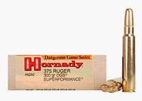 Hornady Dangerous Game Series .375 Ruger 300GR DGS JFN 20 cartridges