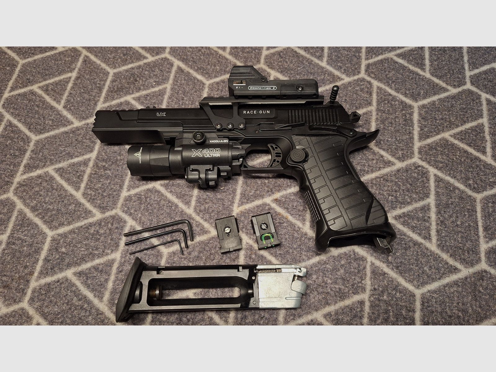 Umarex Racegun 4,5 mm Stahl BB Blowback Co2-Pistole