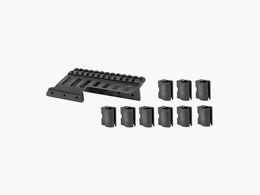 ADVANCED TECHNOLOGY Side-Saddle-Mount / Supporto per cartucce per 9 cartucce .12 GA