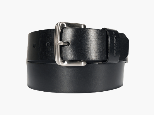 Carhartt Bridle Leather Classic Buckle Belt Men Black 38W