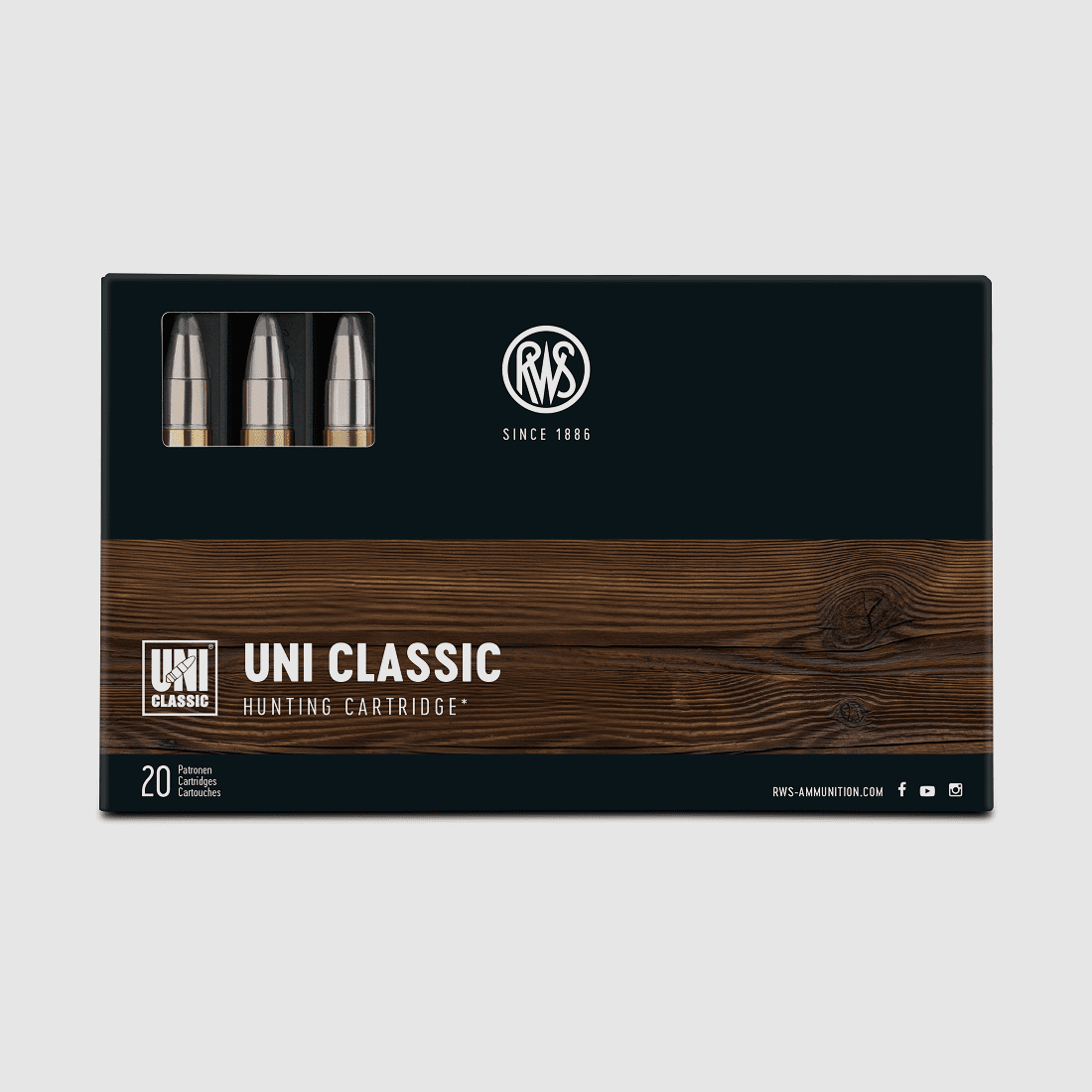 RWS 9.3x62 Uni Classic 293gr. - 20 pcs