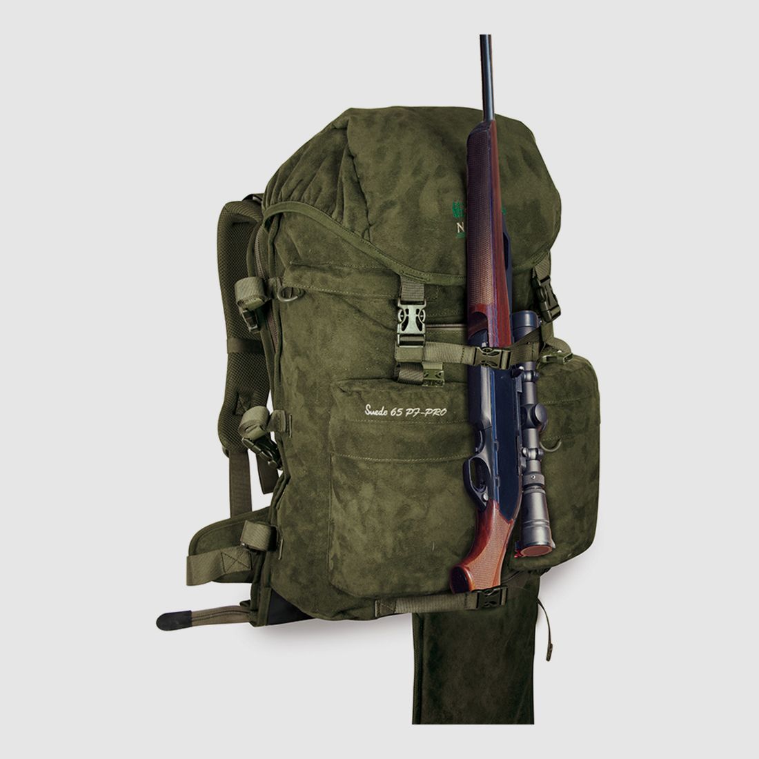 Jachtrugzak met geweertas Suede 65 liter PF Pro Nature van Marsupio, afbeelding 4 van 6