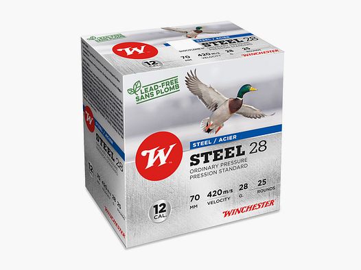 WINCHESTER STEEL 28g – Cal.12/70 – Plomb N°4