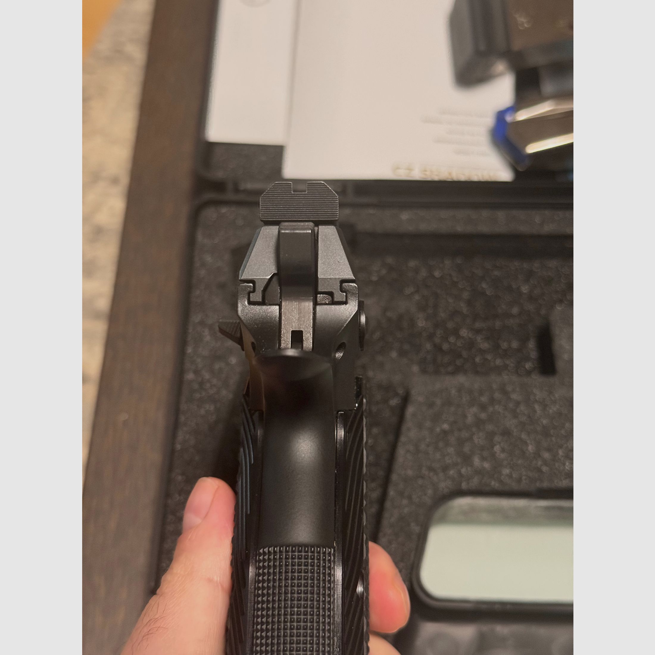 CZ Shadow 2 SA 9mm Luger gepflegt.