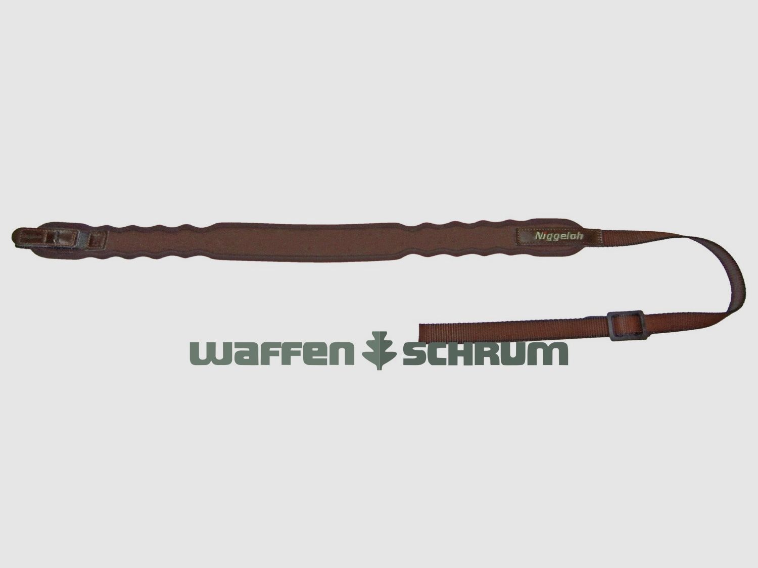 Sangle de fusil Niggeloh élégante avec déverrouillage rapide pour fusils de chasse marron