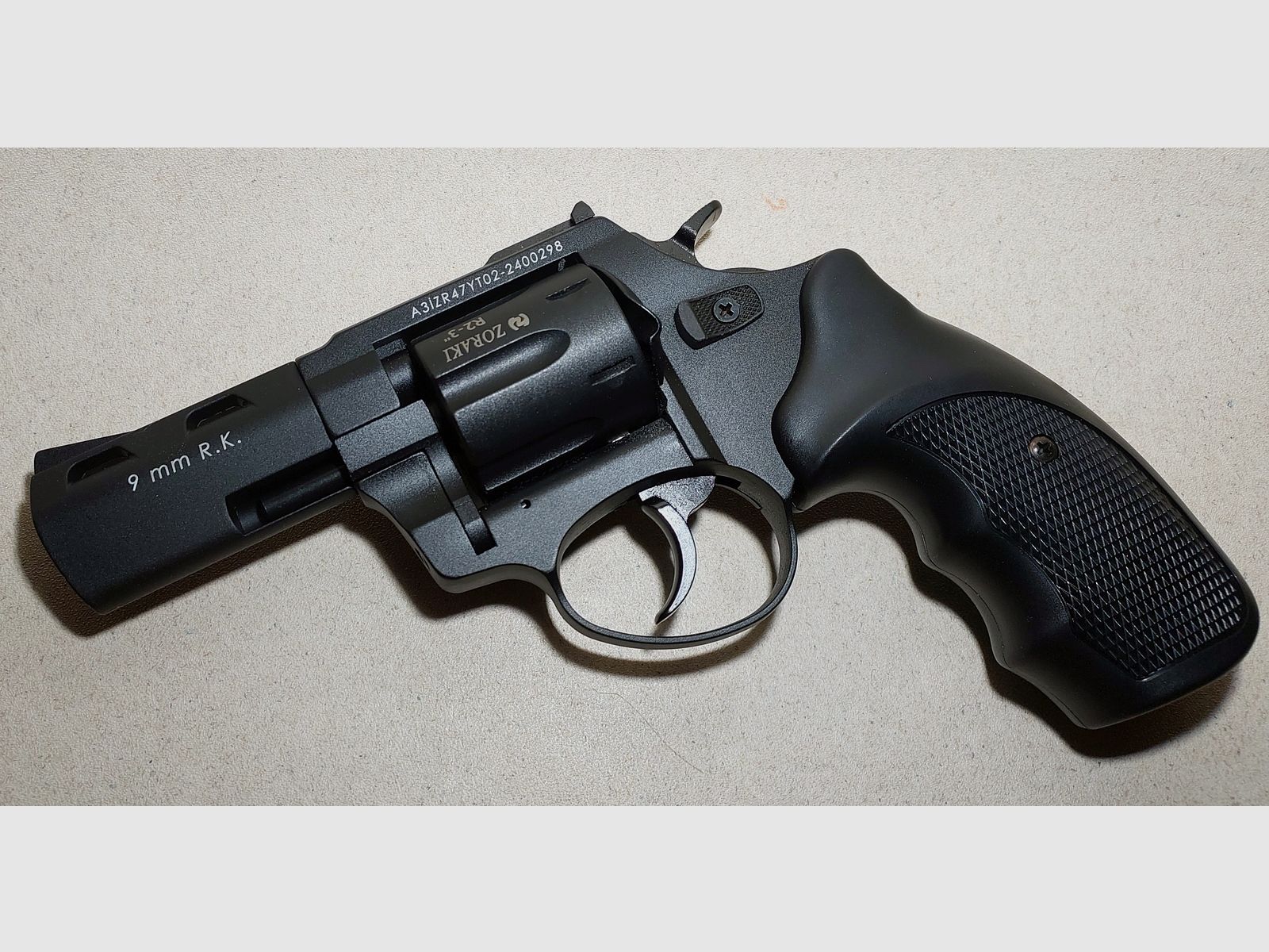 Zoraki R2 3 Zoll Schreckschuss Revolver (PTB 1107) Kal. 9mm R.K. schwarz - NEUWERTIG!