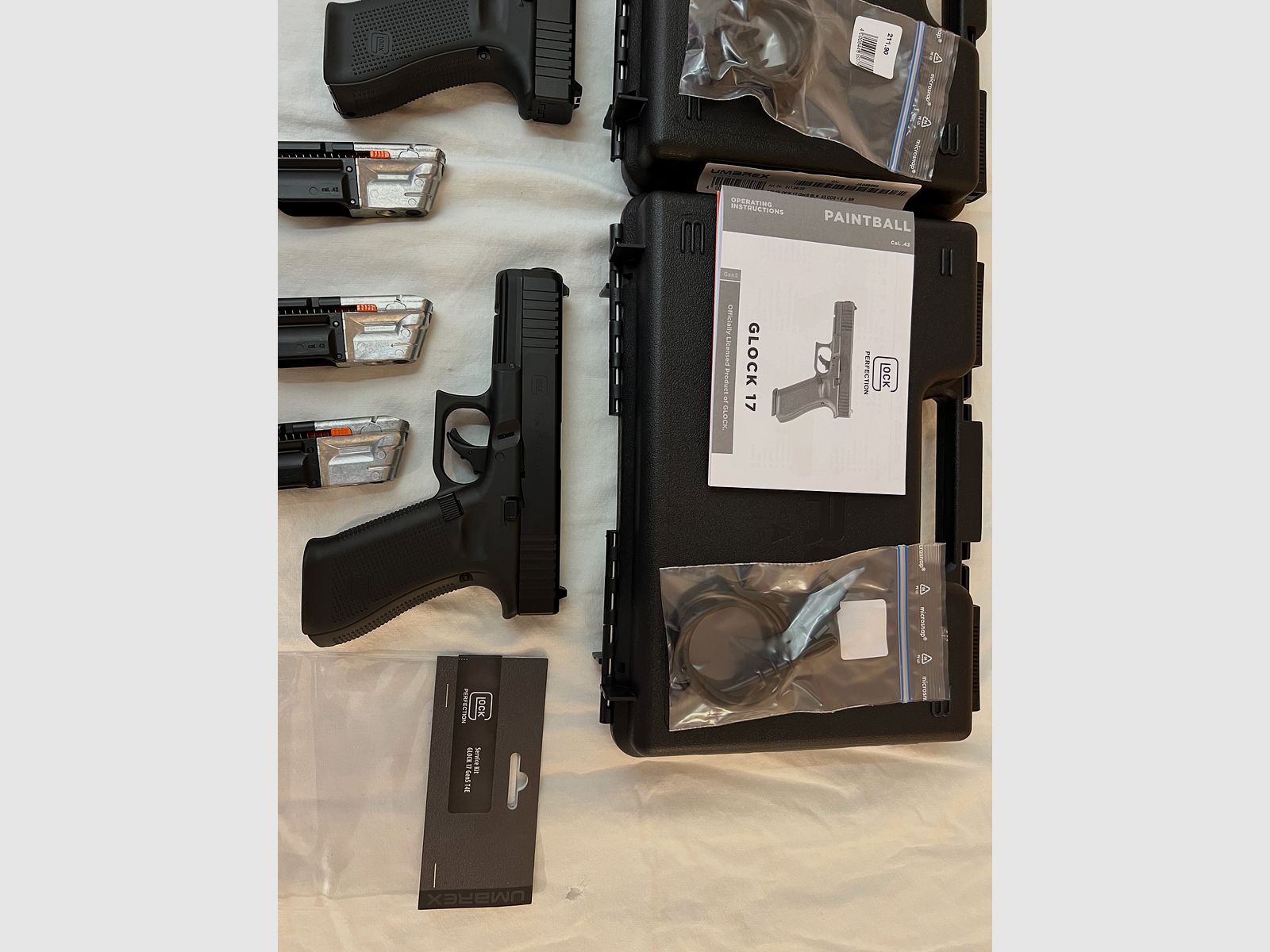 Umarex VFC Glock 17 Gen.5 T4E CO2-RAM pistol caliber .43 new NP 300€