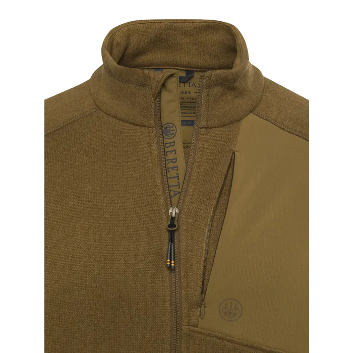 Giacca in pile Beretta Abisko Full Zip in Otter, immagine 3 di 6