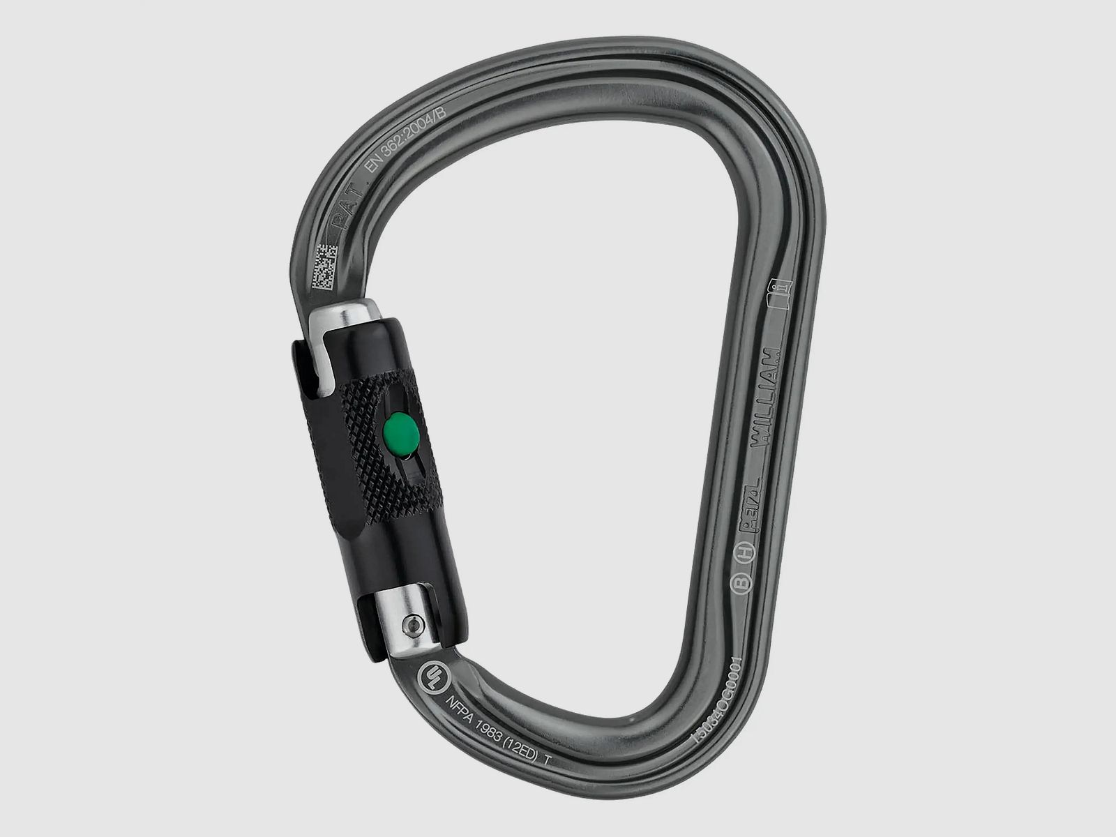 Petzl Petzl Carabiner William Ball Lock gray