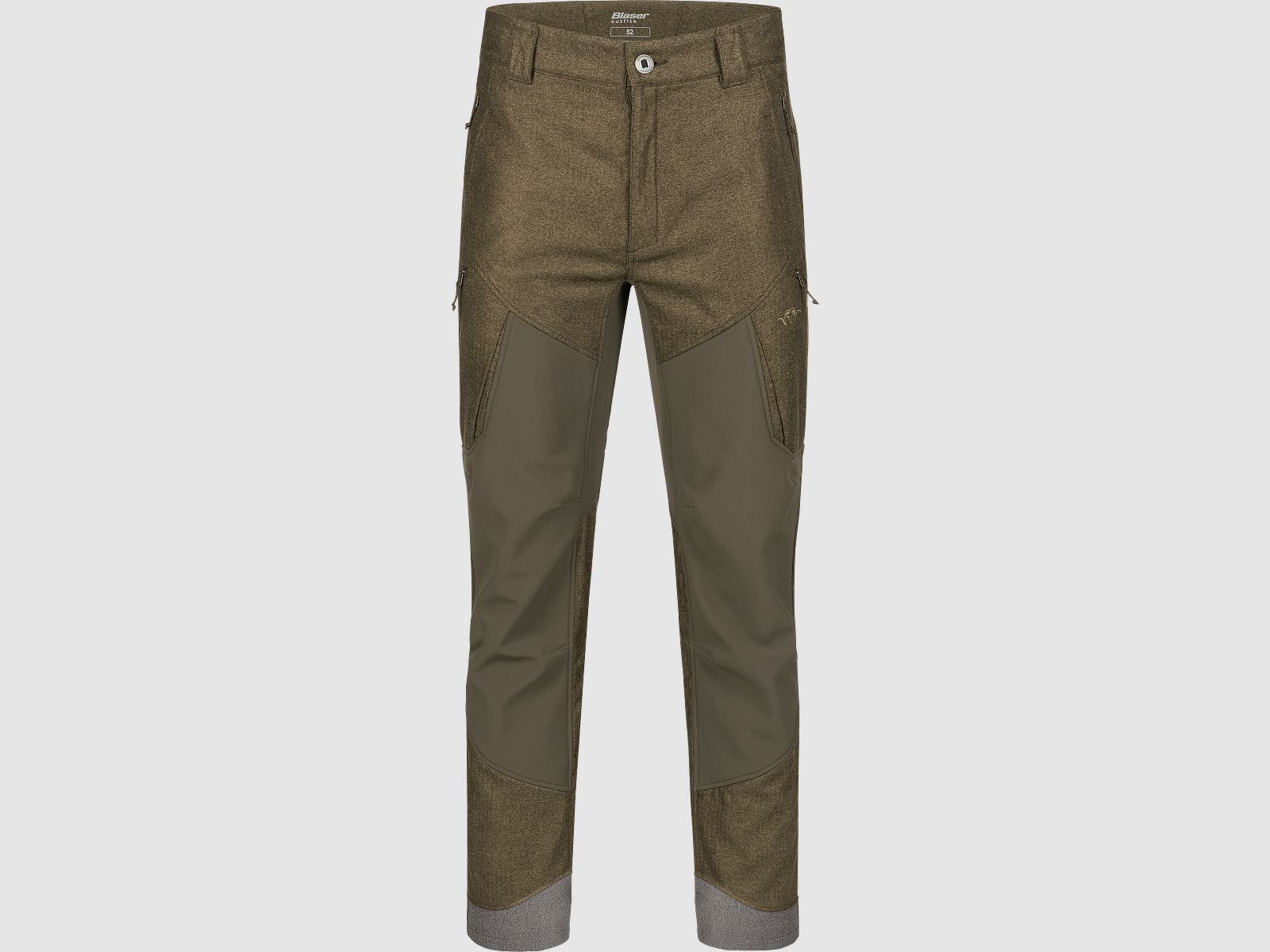 Herren Vintage Whizz Softshell Hose Dunkelbraun Mélange Dunkelbraun Mélange 48