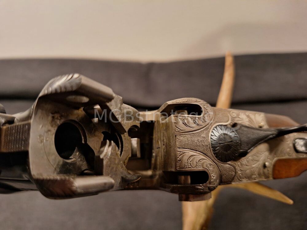 Fusil à deux canons Krieghoff Ulm avec système à verrouillage latéral - Lunette Zeiss