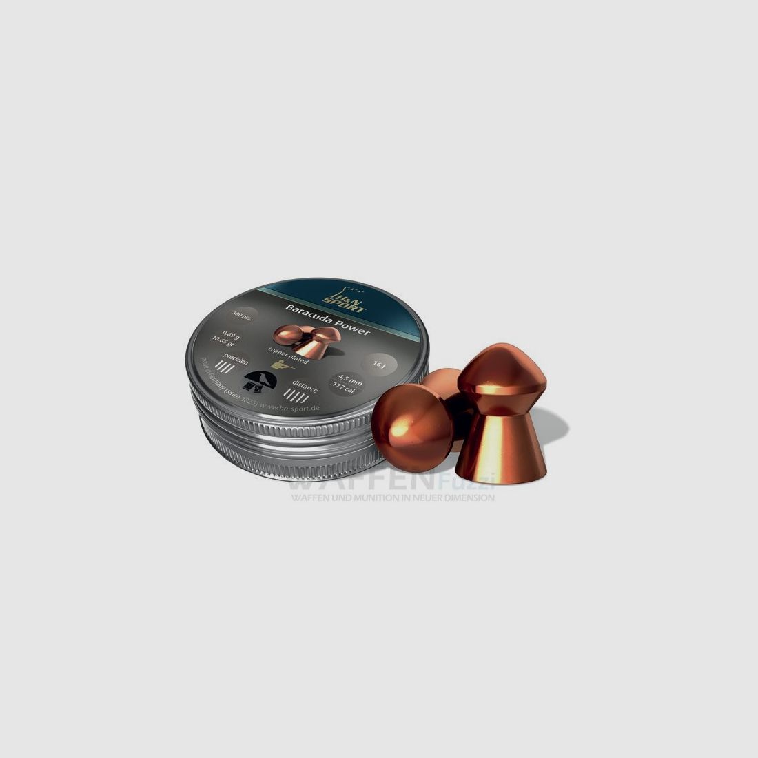 H&N Baracuda Power Diabolos 5,5 mm Diabolo