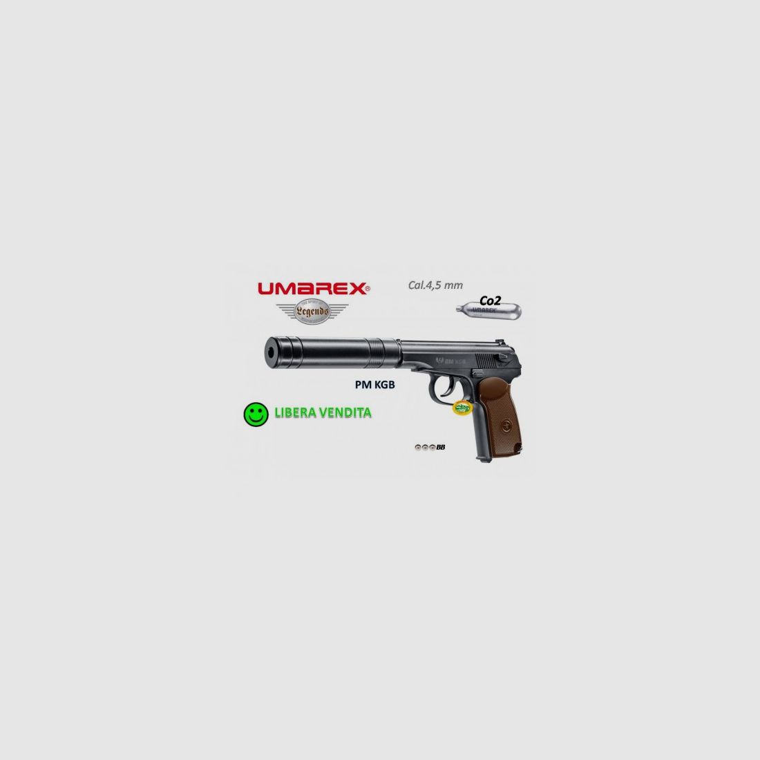 UMAREX PM KGB Legends CO2 cal. 4.5 mm