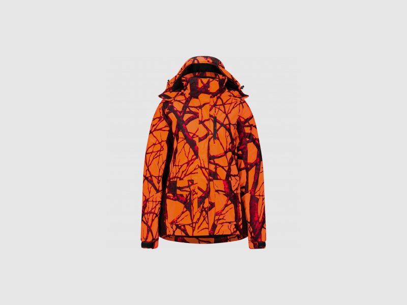 il Lago Sie Drückjagd-Jacke Keiler Plus Damen (Orange Camouflage) | XL