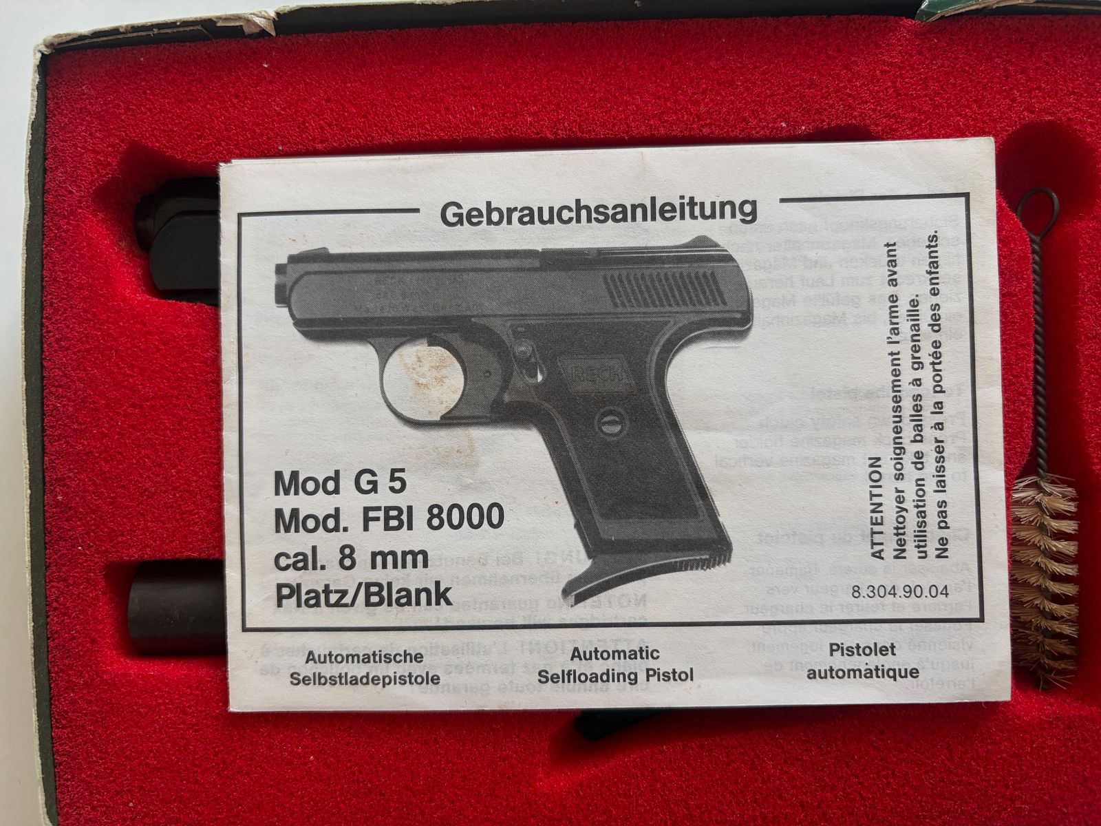 Reck Mod. FBI 8000 8mm Schreckschuss