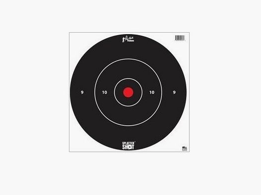 12 Scheiben Bullseye Weiß 30cm