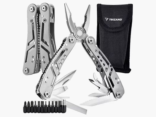 Multitool Trizand 13w1 z kompletem 11 bitów