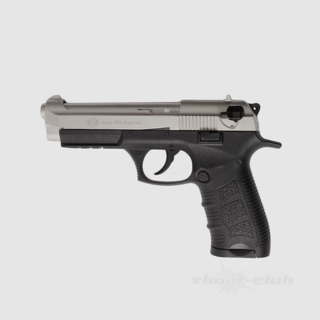 Ekol P92 Magnum Schreckschusspistole 9mm P.A.Knall Nickel