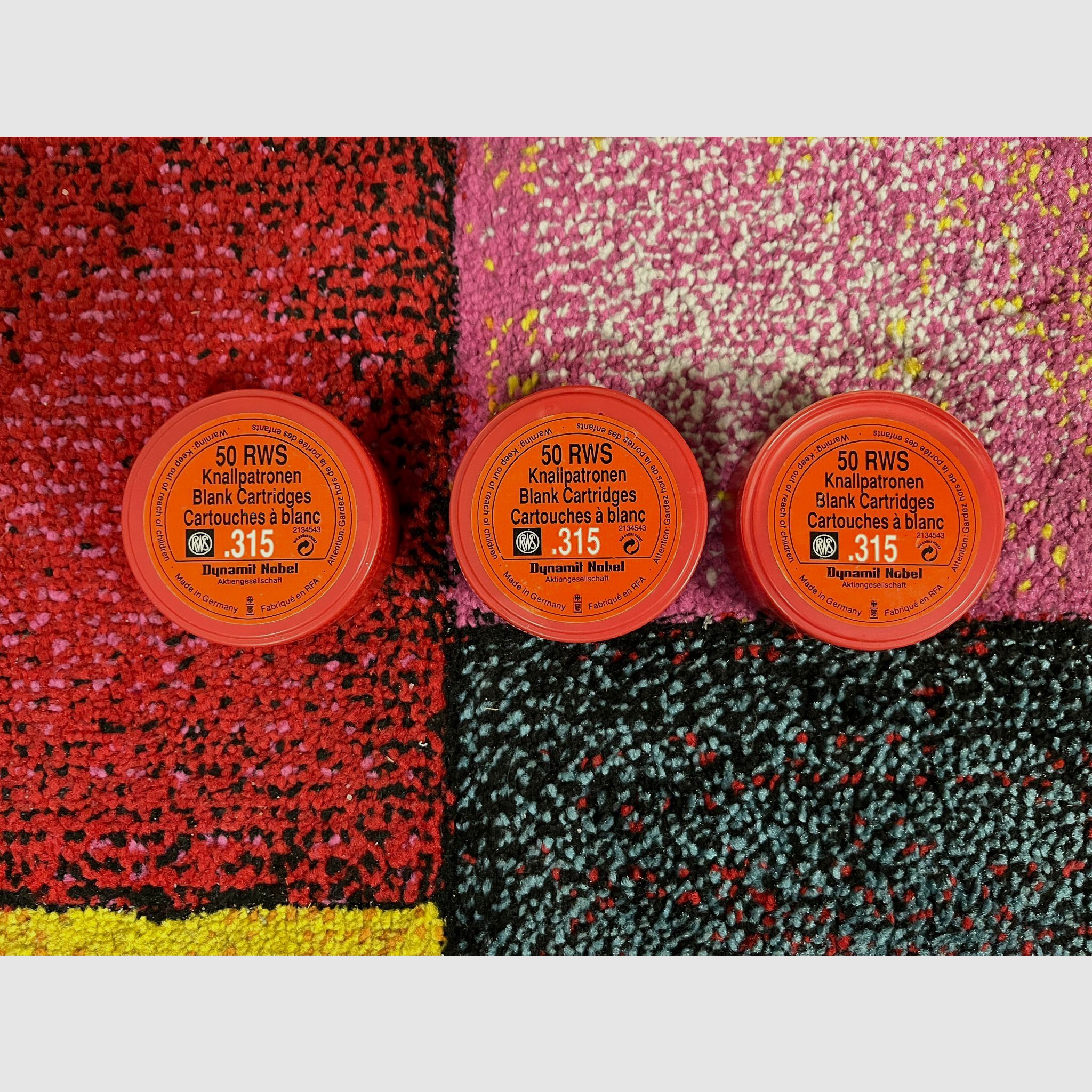 .315 K cartuchos de fogueo RWS - Coleccionista