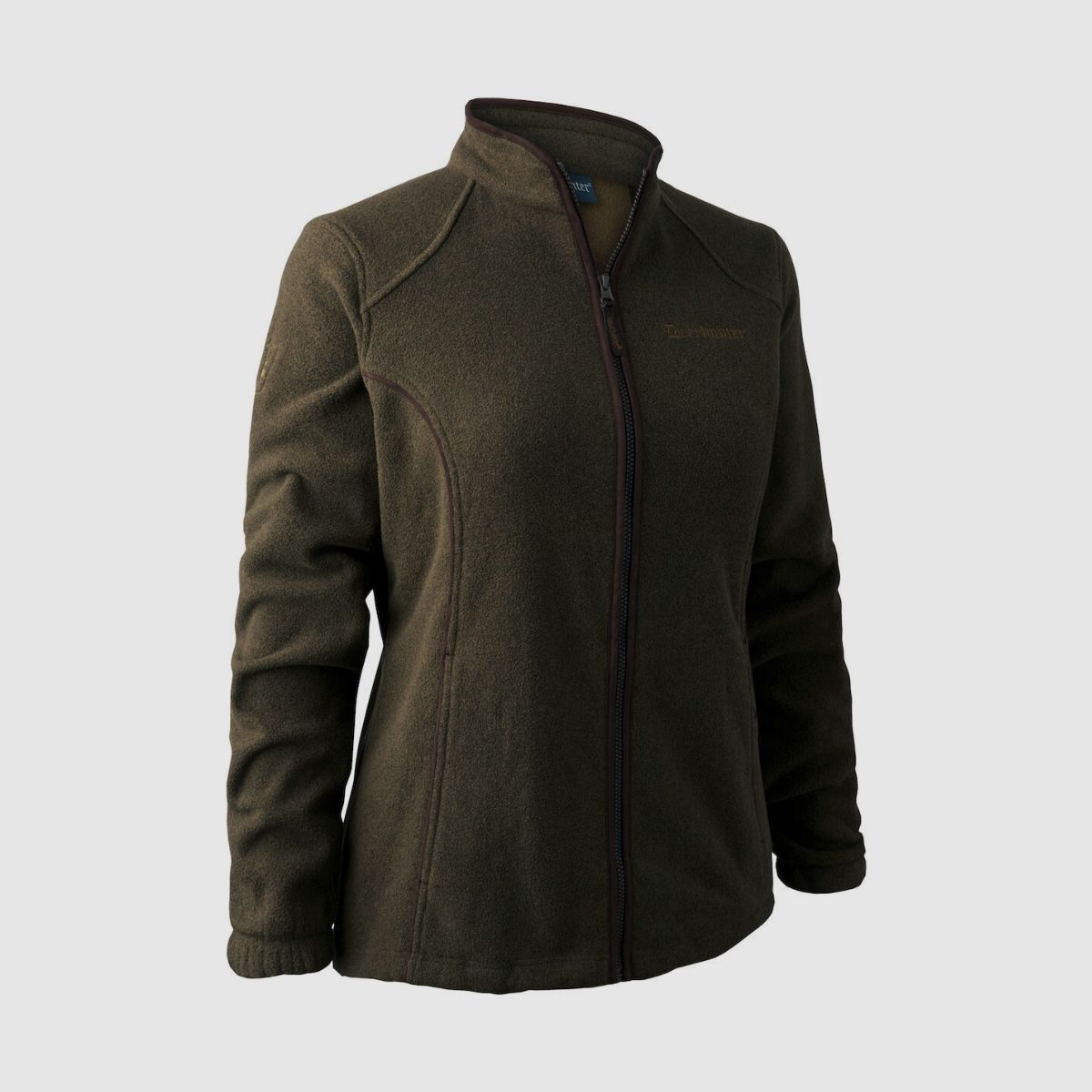 DEERHUNTER Fleece Jacket Dames Josephine Grafiet Groen