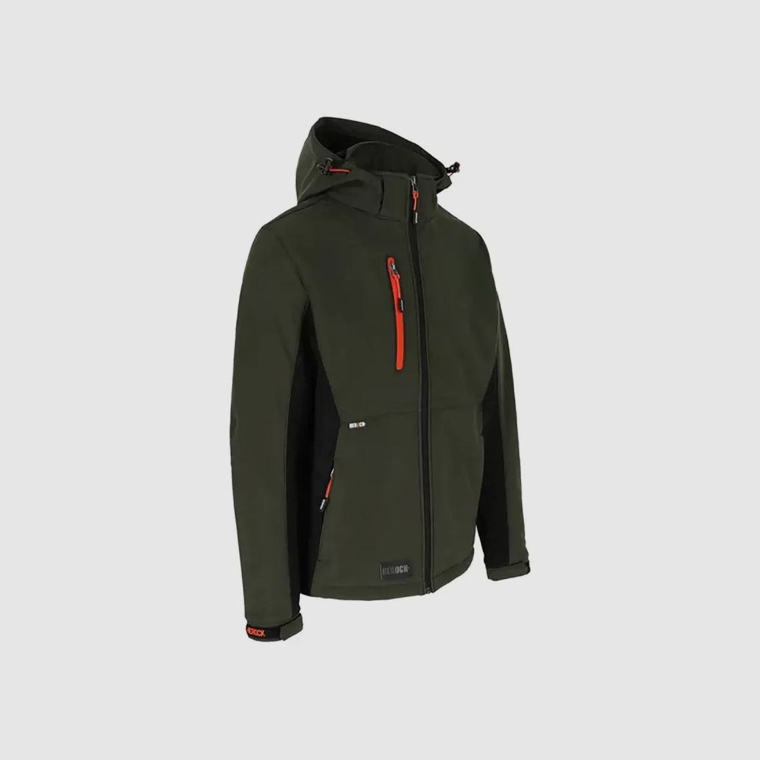 Softshelljacke Trystan Herren - Schwarz & Khaki - Herock®, Bild 11 von 17