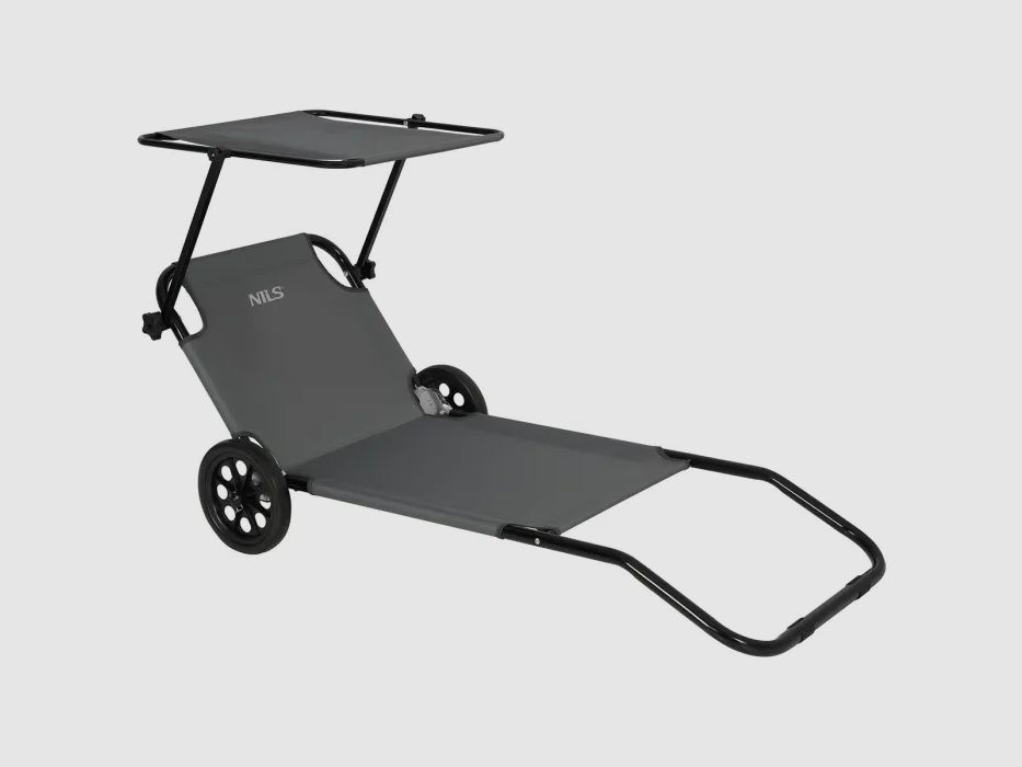 NC3307 Liegestuhl in Grau Größe 148x52x57cm