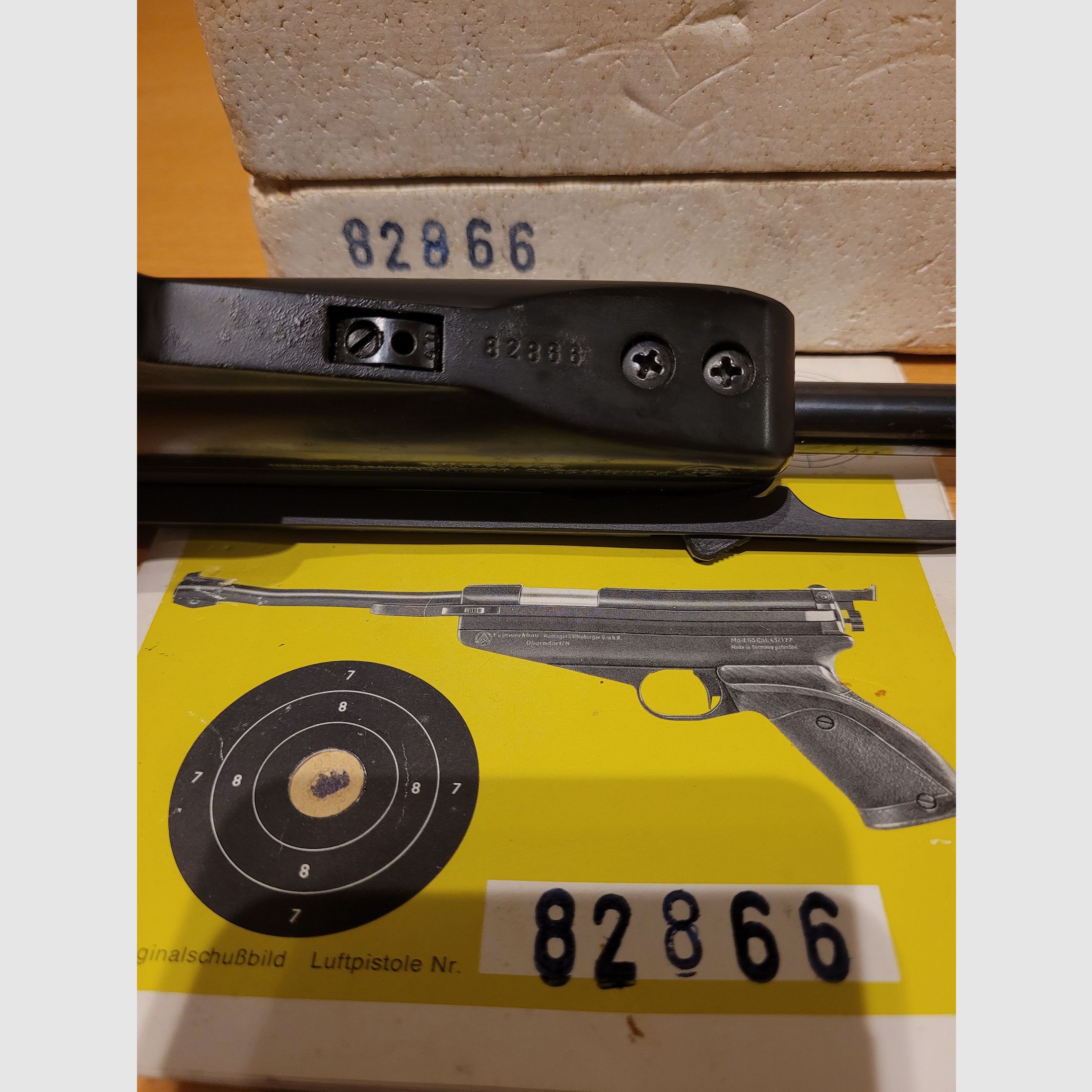 Feinwerkbau 65 FWB Ottimo stato numero corrispondente