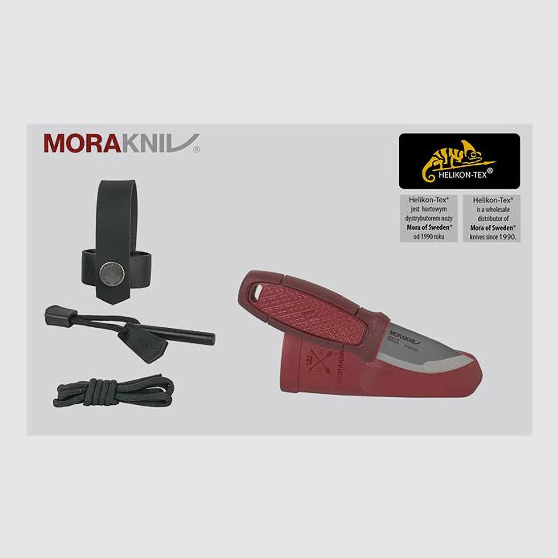 MORAKNIV® ELDRIS NECK KNIVE FEUERSTARTER ROT