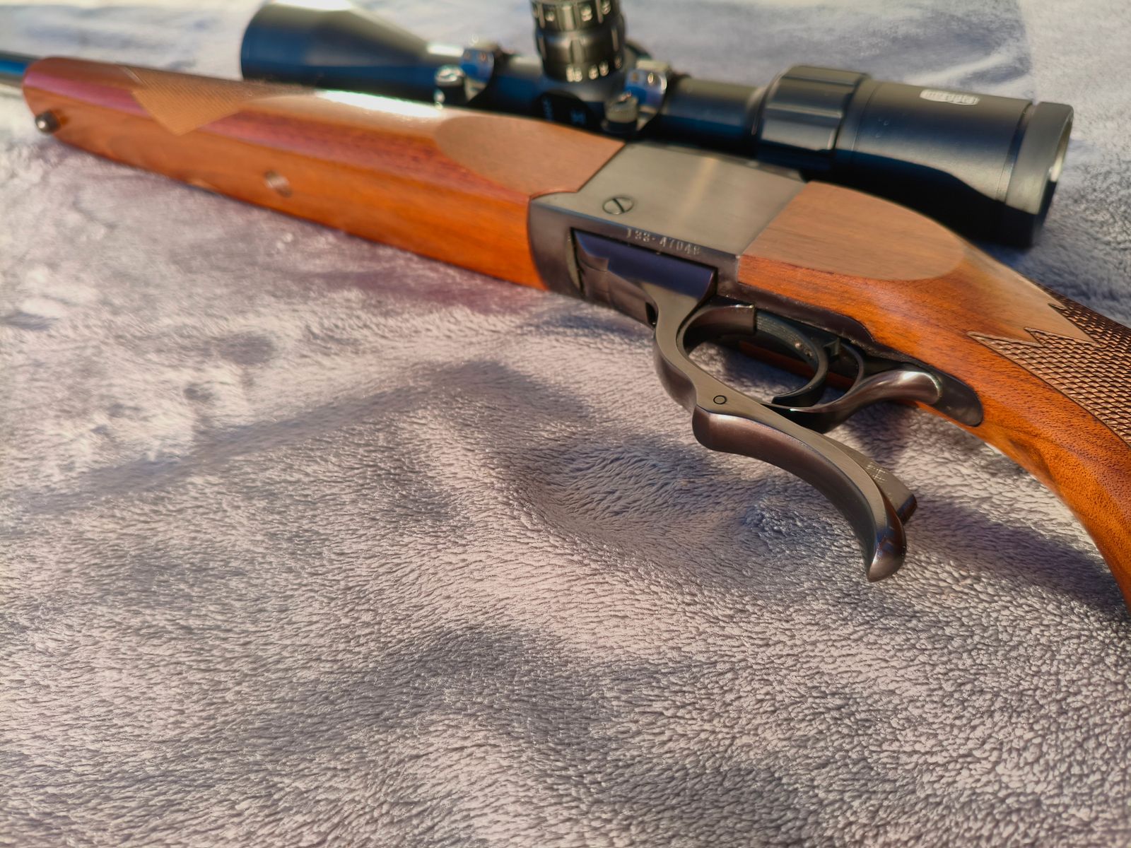 BLOCKBÜCHSE RUGER #1 (No. 1) .243 WIN Komplettpaket mit MEOPTA 3-15x50