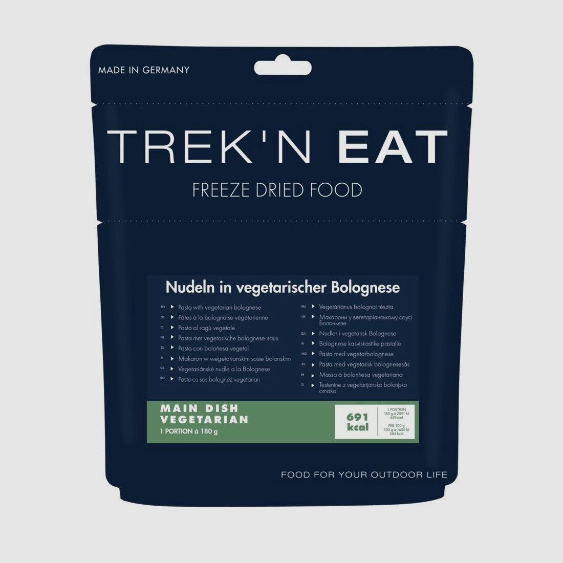 TREK'N EAT Makaron w wegetariańskim bolognese 180g Veggie