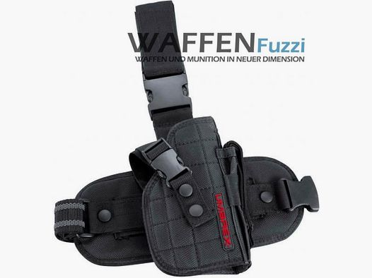 Funda de muslo con bolsillo para cargadores para pistolas