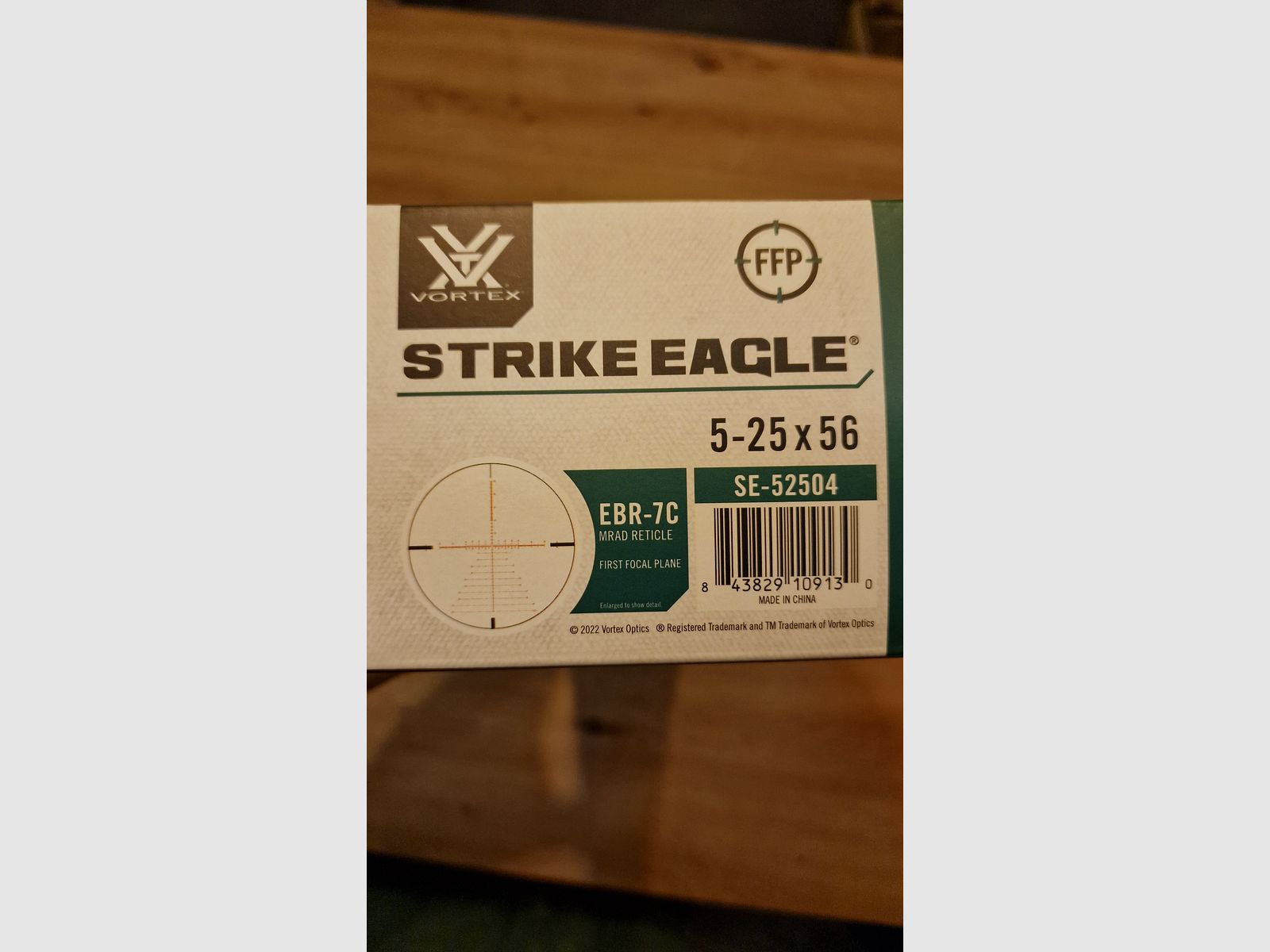 *GARANTIE* Vortex Strike Eagle 5-25x56 FFP MRAD inclusief Vortex Pro Mount