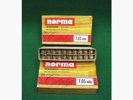 norma casquillos 7,65 Arg., usados