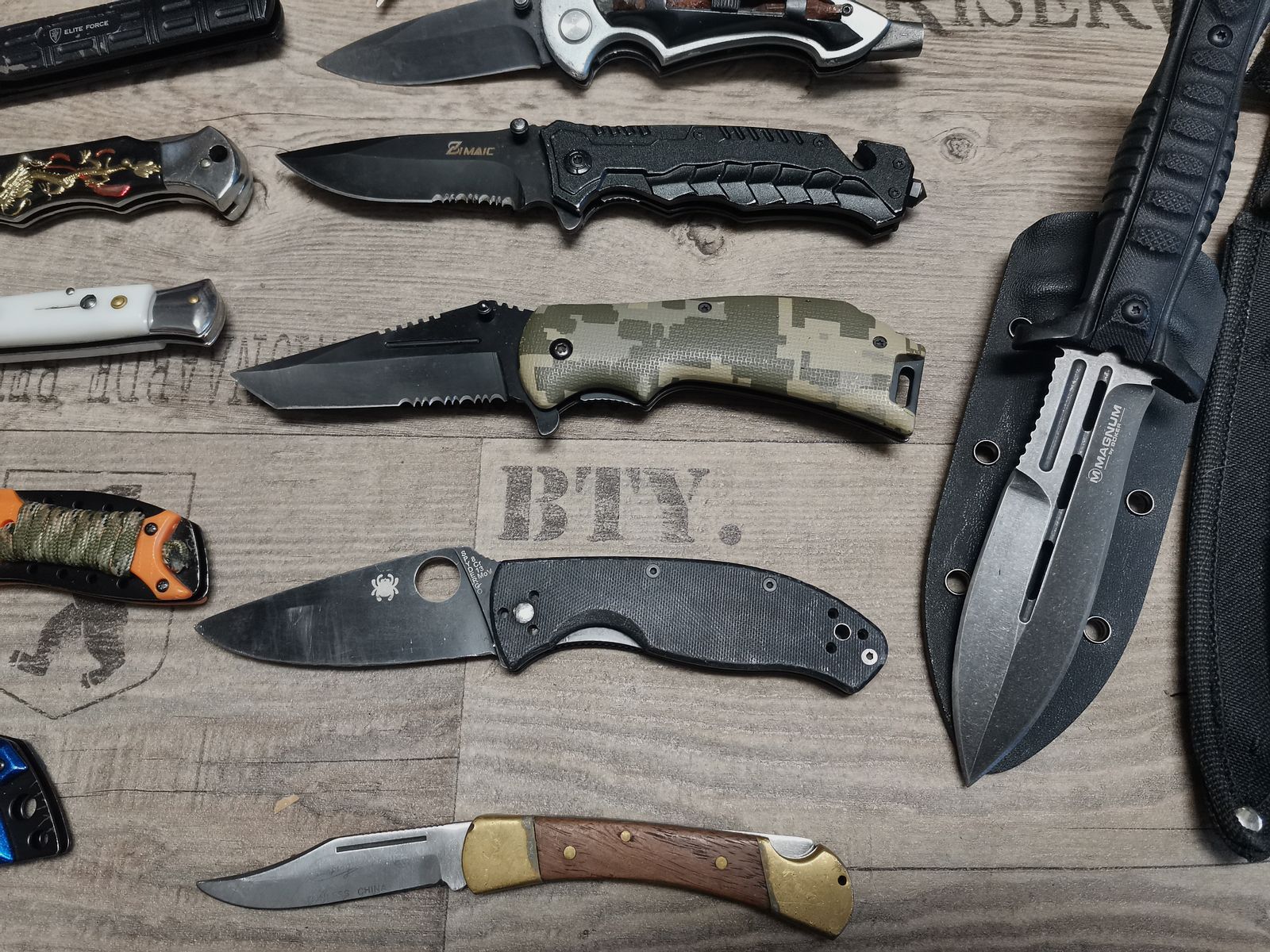 Messer Konvolut Böker Haller Herbertz etc. Karambit Einhandmesser Dolch Springmesser
