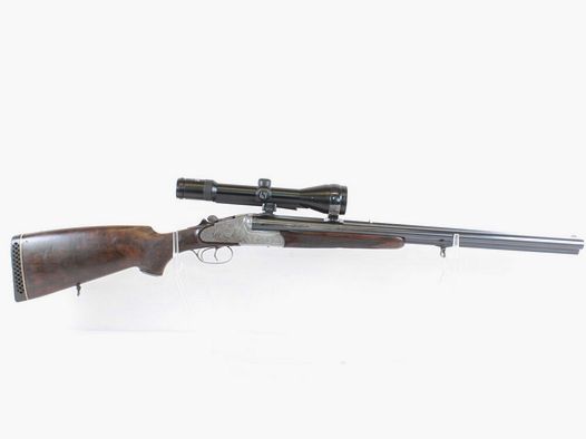 Heym Mod. 37B Deluxe - 7x65R; 12/70 mit Einstecklauf - selten!!!