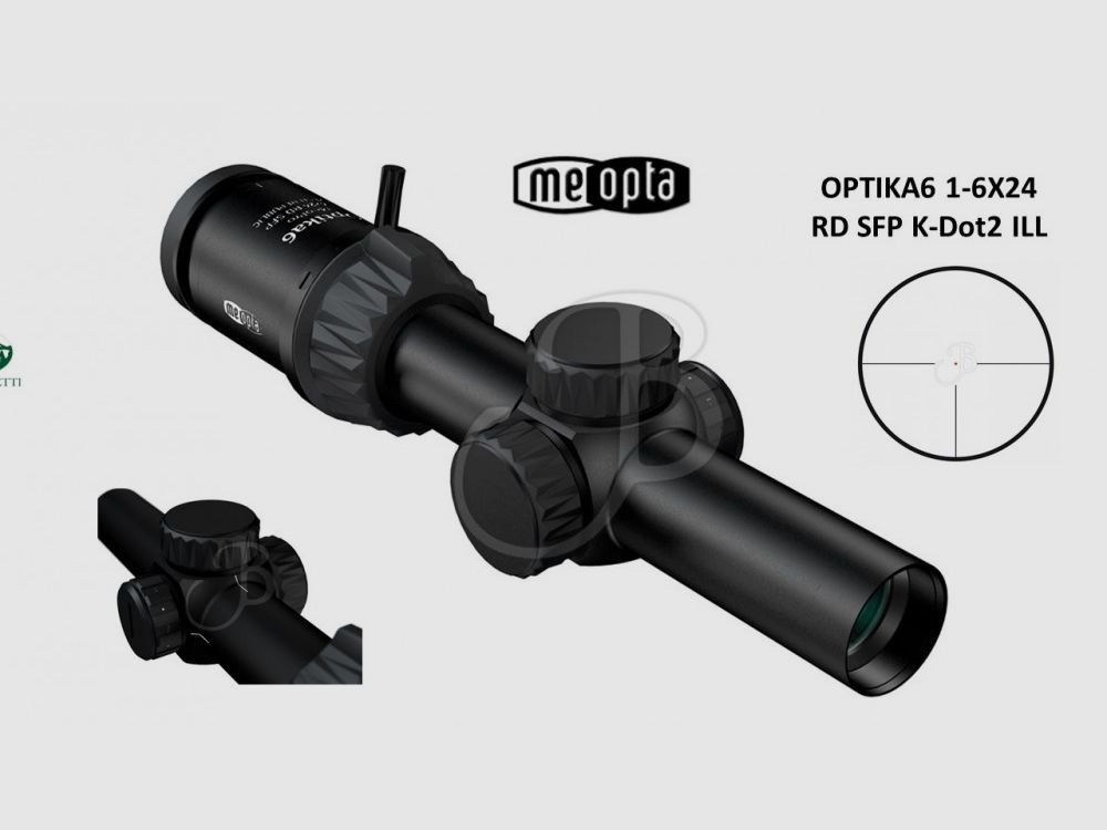 MEOPTA MEOPRO OPTIKA 6 1-6X24 RD SFP K-Dot2 beleuchtet, Bild 1 von 2