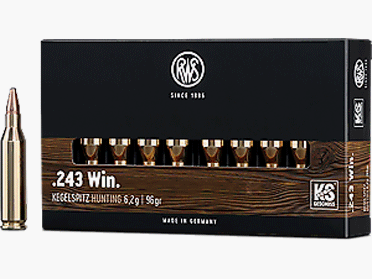 RWS munizioni per fucile .243 Win 6,2g punta cava