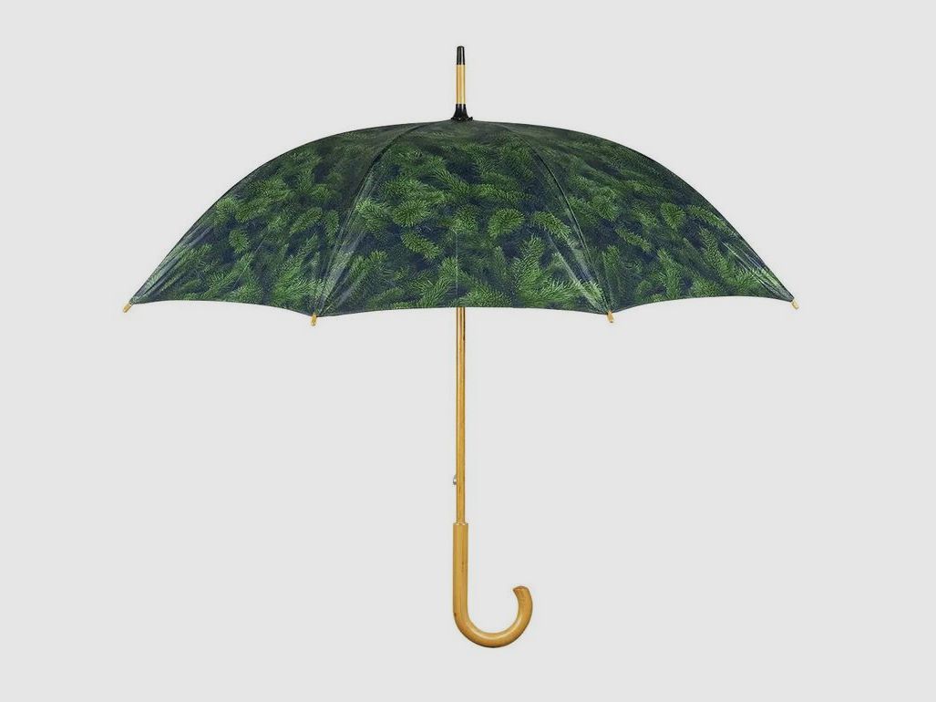 Regenschirm Tannenzweige
